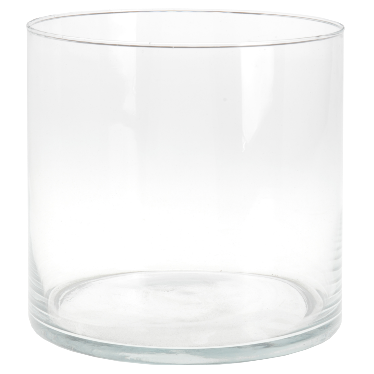 Пустой цилиндрический стеклянный стакан