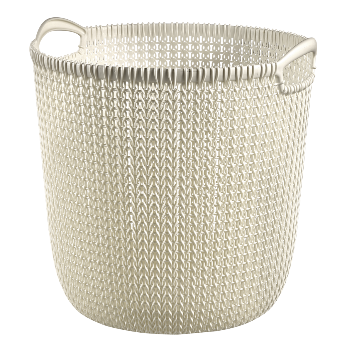 CURVER KNIT KEREK KOSÁR 30L FEHÉR, 33,4X38X39,5CM Kosár