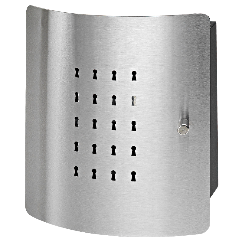 Burg-Wächter Cassetta Portachiavi Con Motivo Tour Eiffel, Colore Nero/acciaio Inox, Modello 38850 6204/10 Ni, Per Montaggio A Muro, Portachiavi Con Design - 2