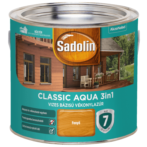 Sadolin classic aqua fenyő 2.5 l - Lazúr - Festék, lakk, ragasztó