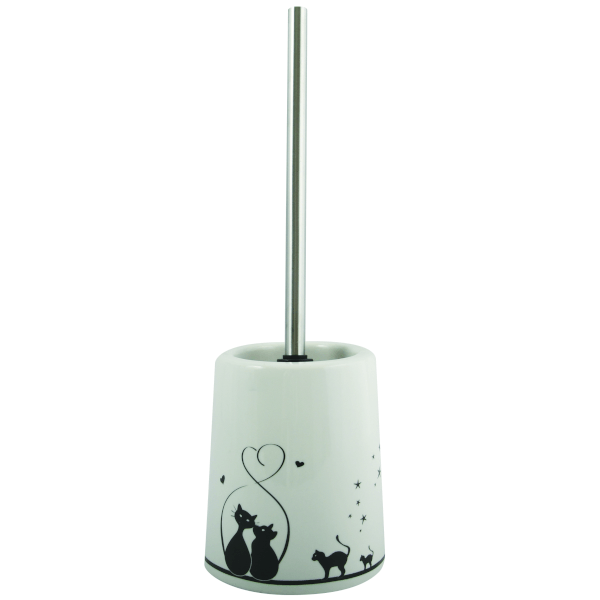 MEGALANT THE CAT WC KEFE KERÁMIA TARTÓBAN 12,5X41,5X12,5CM, FEHÉR