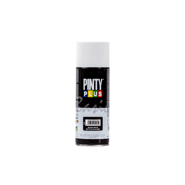 Pinty Plus basic szintetikus spray 400ml 9005 fekete matt - Festék