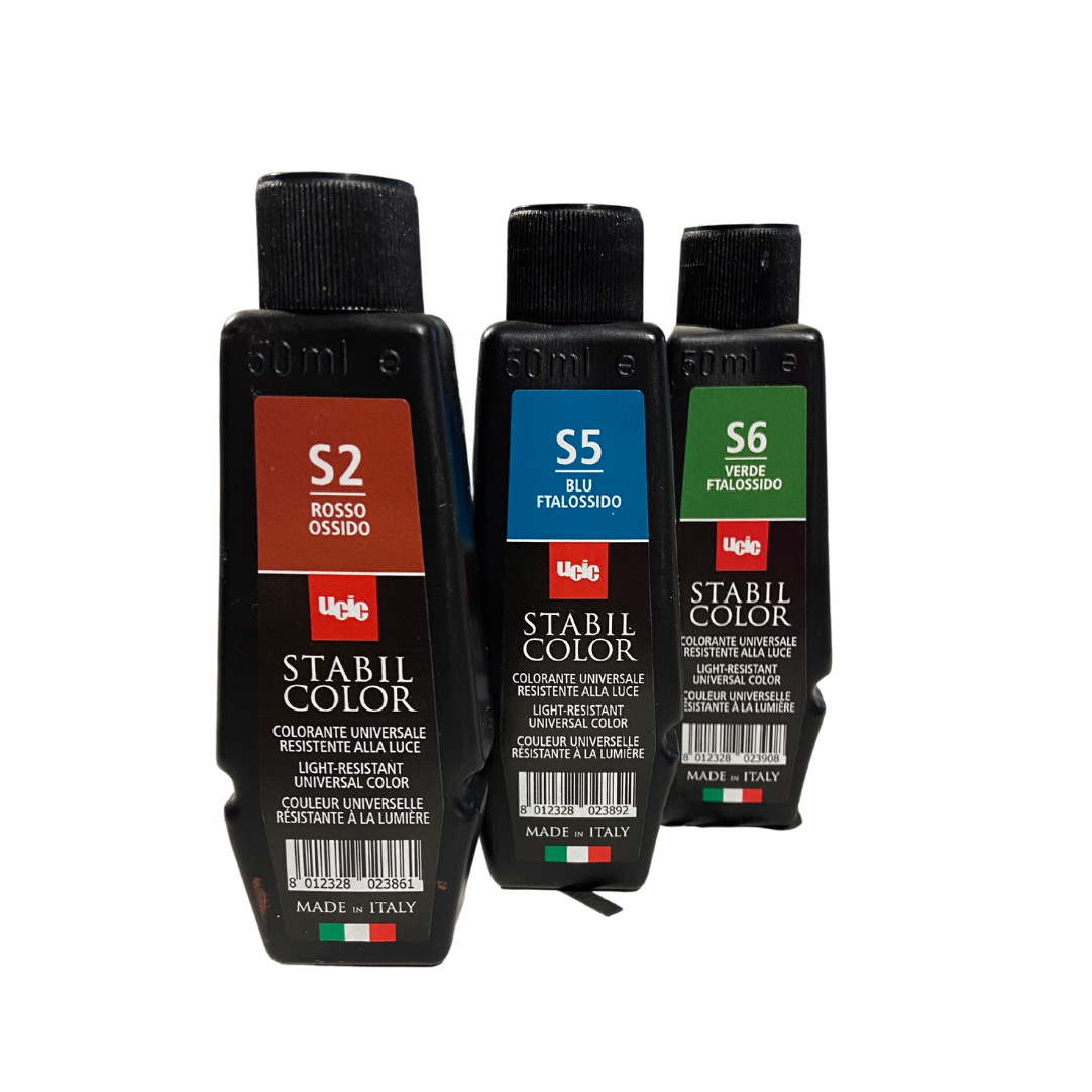 TINTAMAN Colorante Universale Rosso Ossido 50ml - Per Vernici Ad Acqua, Smalti, Calce, Silicati E Stucchi - 2