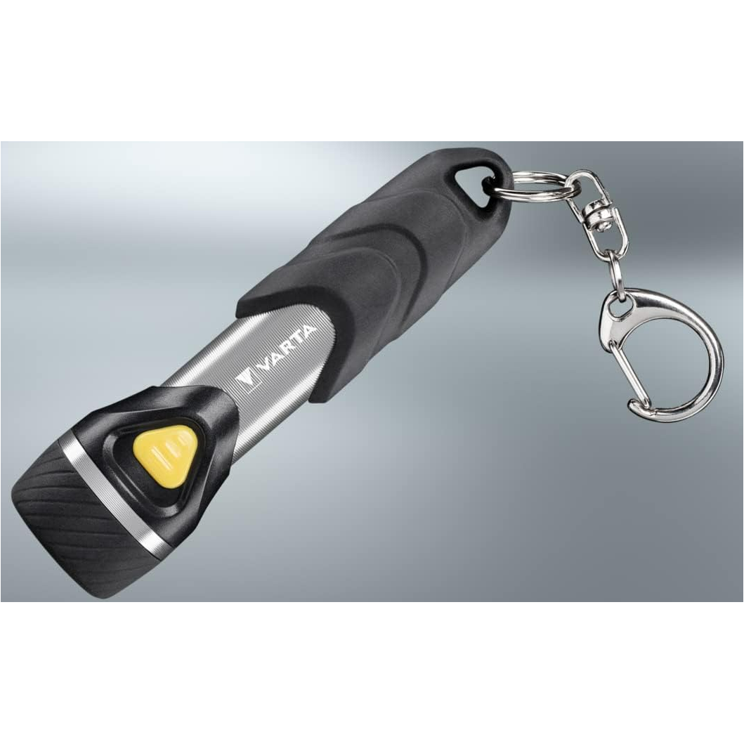 Varta - Mini torche Key chain métal 2 piles CR2016 incluses