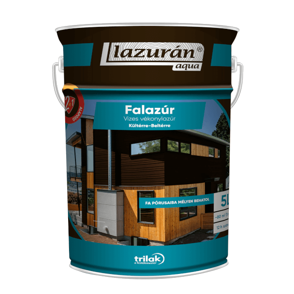 LAZURÁN AQUA 2IN1 5L TEAK - Lazúr - Festék, lakk, ragasztó