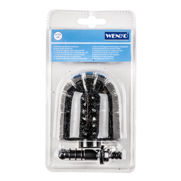 WENKO PÓT WCKEFE FEJ ADAPTERREL FEKETE Álló fürdőszoba