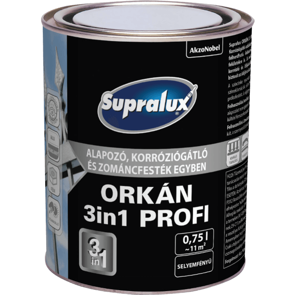 Supralux Supralux orkán 3in1 Profi alumínium 0,75l - Zománcfesték