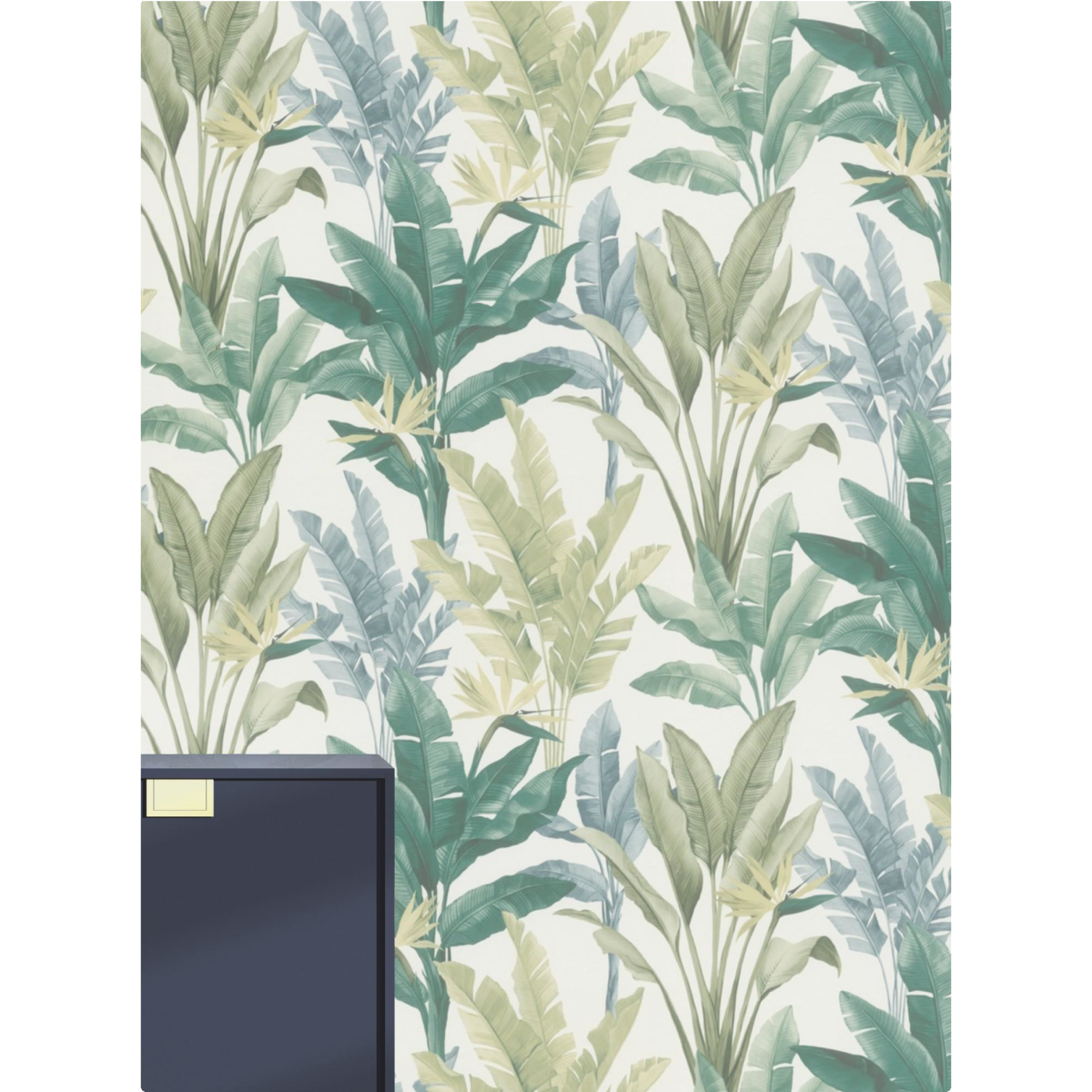 Rasch papír tapéta paper selection 0,53x10,05m 201062, zöld levél