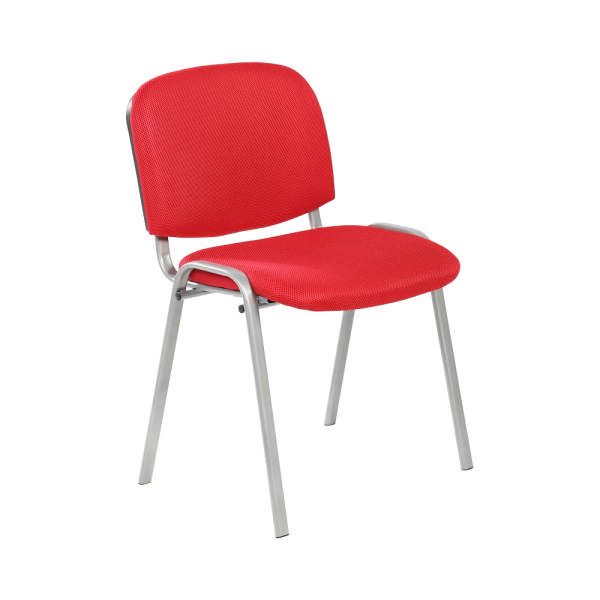 MESH TÁRGYALÓSZÉK HÁLÓS SZÖVETTEL PIROS 52,5X56X76CM (289905) Outlet