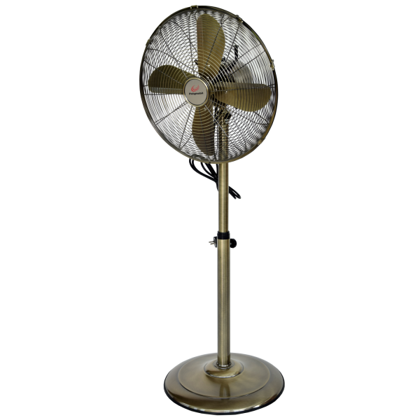 ÁLLÓ VENTILÁTOR RETRO 40CM 50W BRONZ SZÍNŰ,3SEBFOKOZAT,59-120CM Outlet