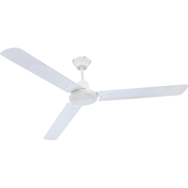 MENNYEZETI VENTILÁTOR D:142CM FEHÉR FÉM LAPÁTTAL,3FOKOZAT,1IRÁNYÚFORGÁS Outlet