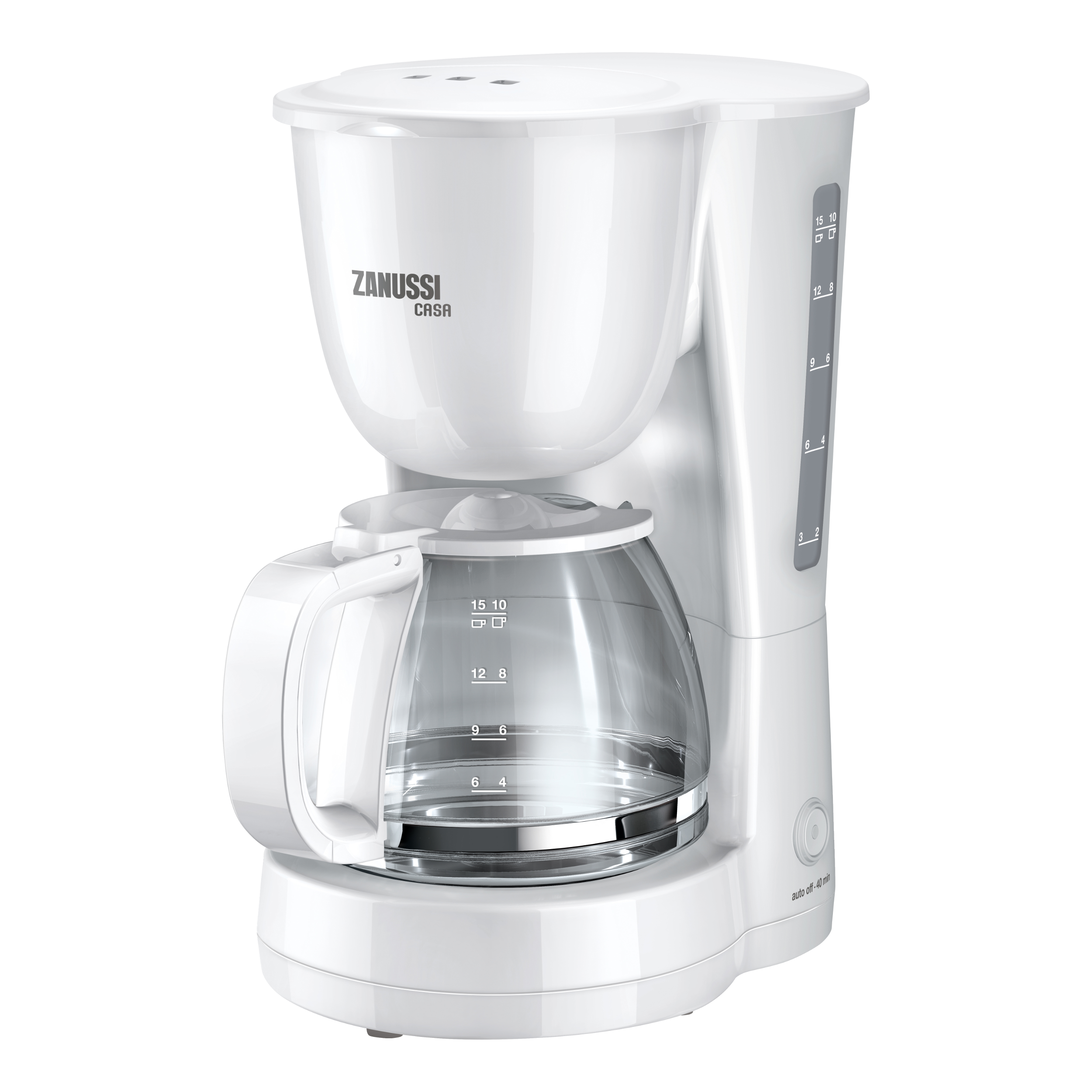 ZANUSSI KÁVÉFŐZŐ 1000W ZKF1260 FILTERES FEHÉR ELEGÁNS ZANUSSI KÁVÉFŐZŐ 1000W ZKF1260 FILTERES FEHÉR ELEGÁNS